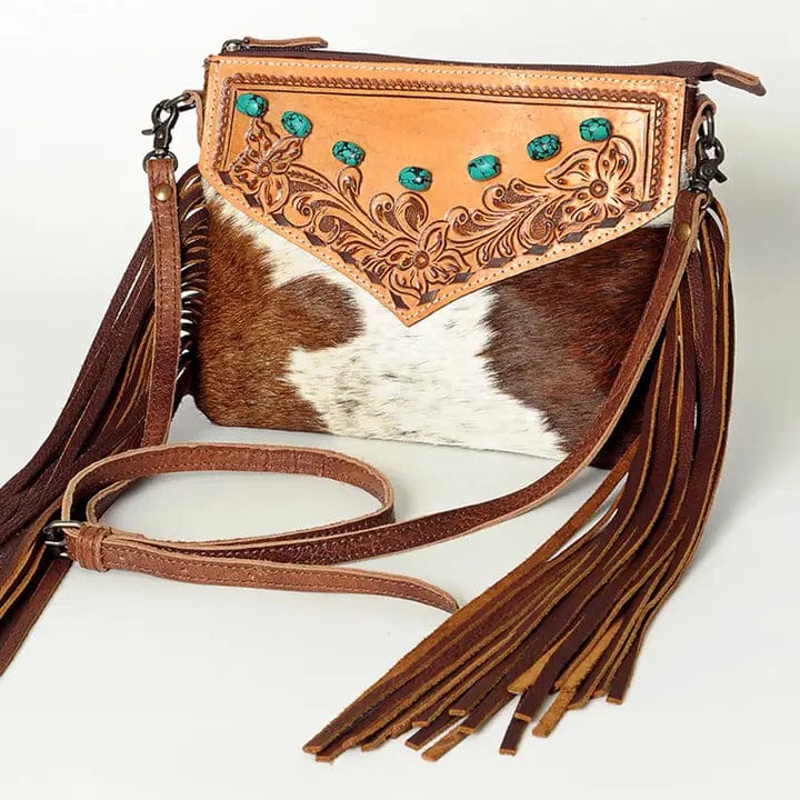 Hair-On Turquoise Crossbody - Infinity Raine