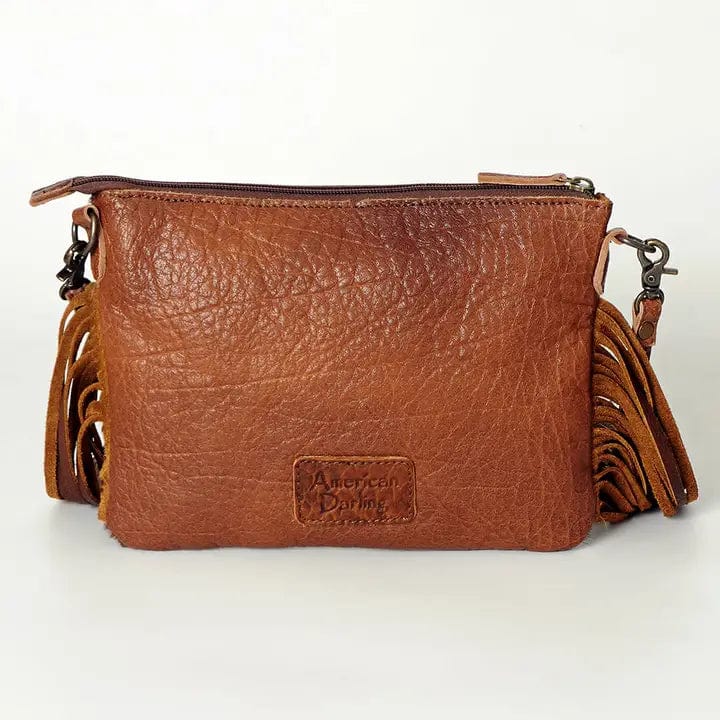 Leather Wallet Crossbody Bag - Infinity Raine