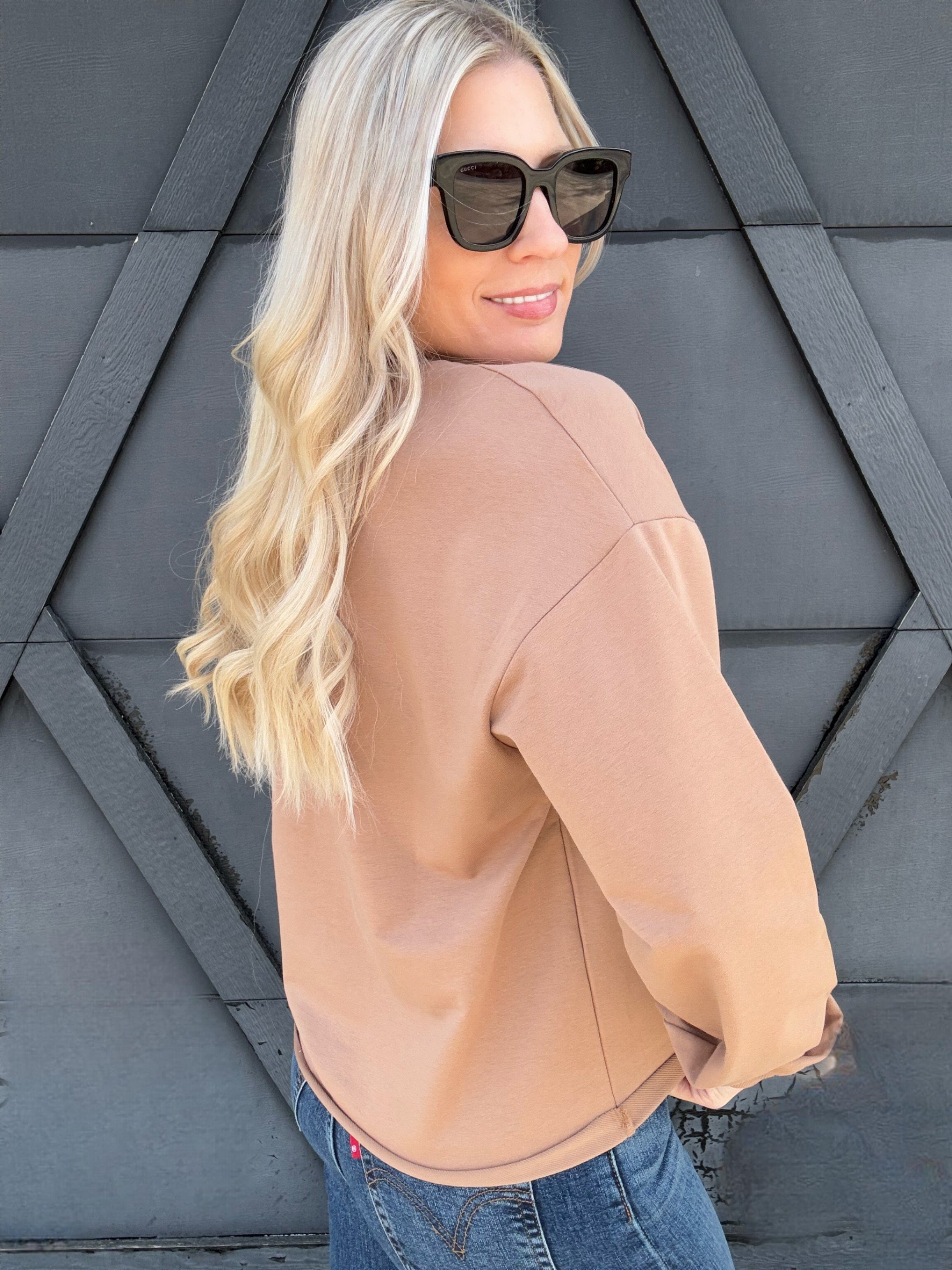 Take Me To The Rodeo Sweatshirt In Brown - Infinity Raine