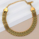 MIA ACCESSORIES Jewelry - Bracelets Stainless Steal Chunky Chain Bracelet In Gold 02913270