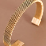 MIA ACCESSORIES Jewelry - Bracelets Stainless Steal Cuff Bracelet In Gold 05075958