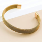 MIA ACCESSORIES Jewelry - Bracelets Stainless Steal Cuff Bracelet In Gold 05075958