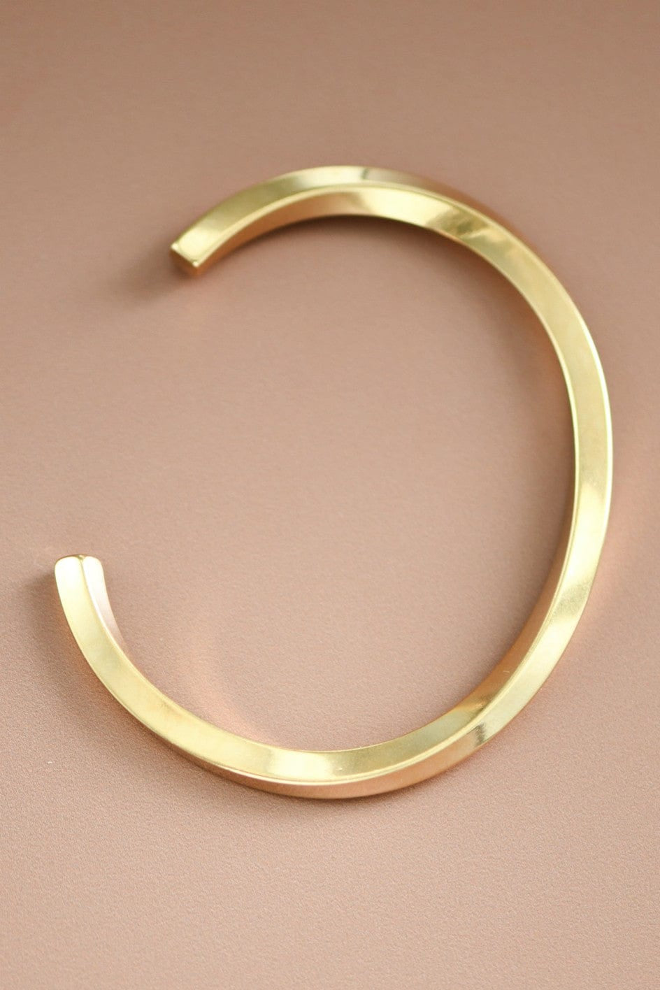 Twist Cuff Bracelet In Gold - Infinity Raine