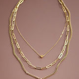 18K Stainless Steel Chain Necklace In Gold - Infinity Raine