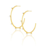 SAHIRA Aster Hoops-Gold - Infinity Raine