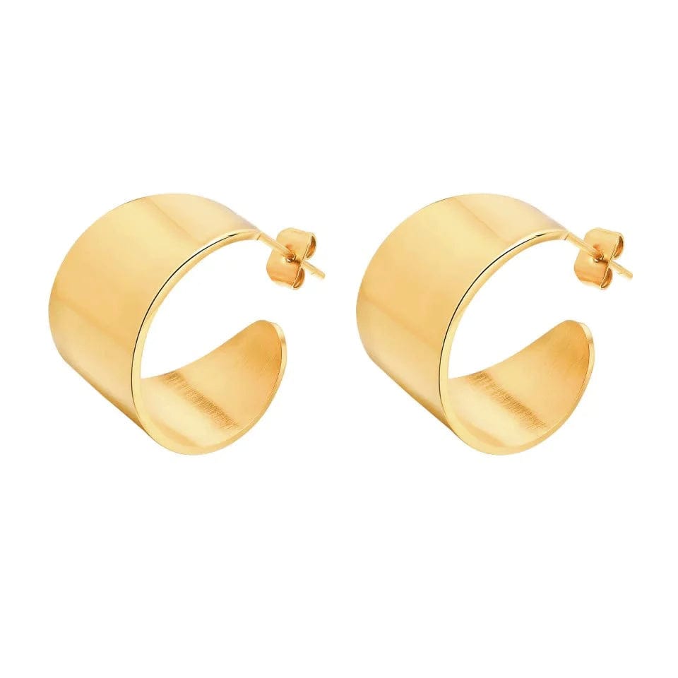 SAHIRA Crosby Hoops-Gold - Infinity Raine