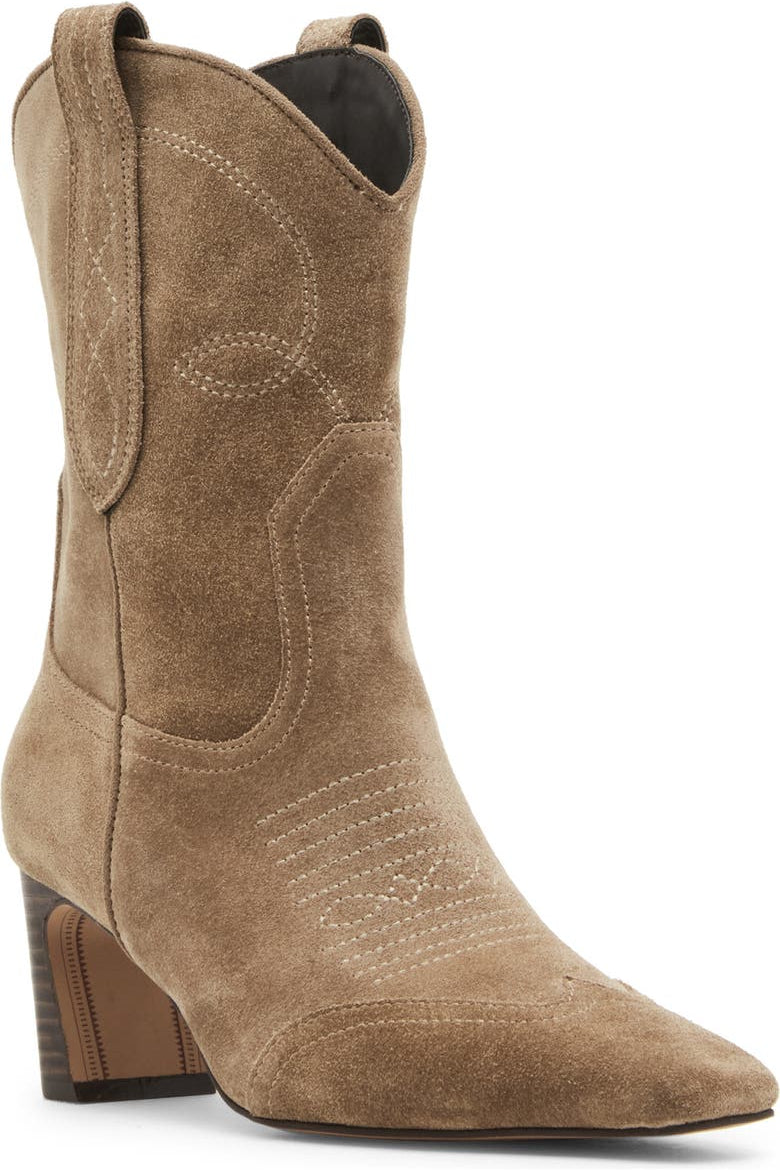 Steve Madden Josefine Suede Western Booties - Infinity Raine