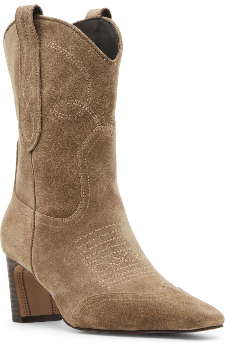 Steve Madden Josefine Suede Western Booties - Infinity Raine