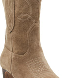 Steve Madden Josefine Suede Western Booties - Infinity Raine