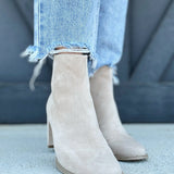 Steve Madden Jozie Bootie in Sand Suede - Infinity Raine