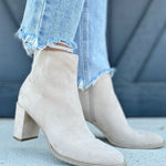 Steve Madden Jozie Bootie in Sand Suede - Infinity Raine