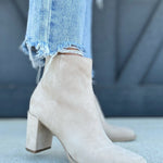 Steve Madden Jozie Bootie in Sand Suede - Infinity Raine