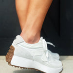 Steve Madden Campo Sneakers In White - Infinity Raine