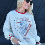 Coors Custom Print Sweatshirt In White - Infinity Raine