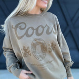 Coors Original Sweatshirt In Camel Gold - Infinity Raine