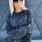 Team Yosemite Sweatshirt In Black Snow - Infinity Raine