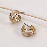 Delicate Mini Pearl Hoop Earrings - Infinity Raine